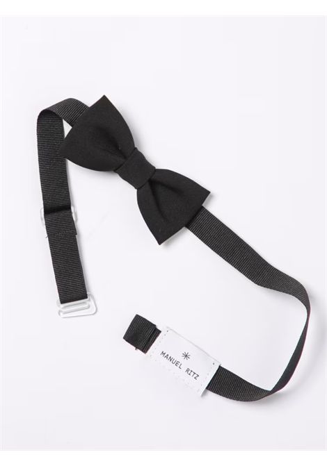 Papillon con logo MANUEL RITZ | MR2894NERO